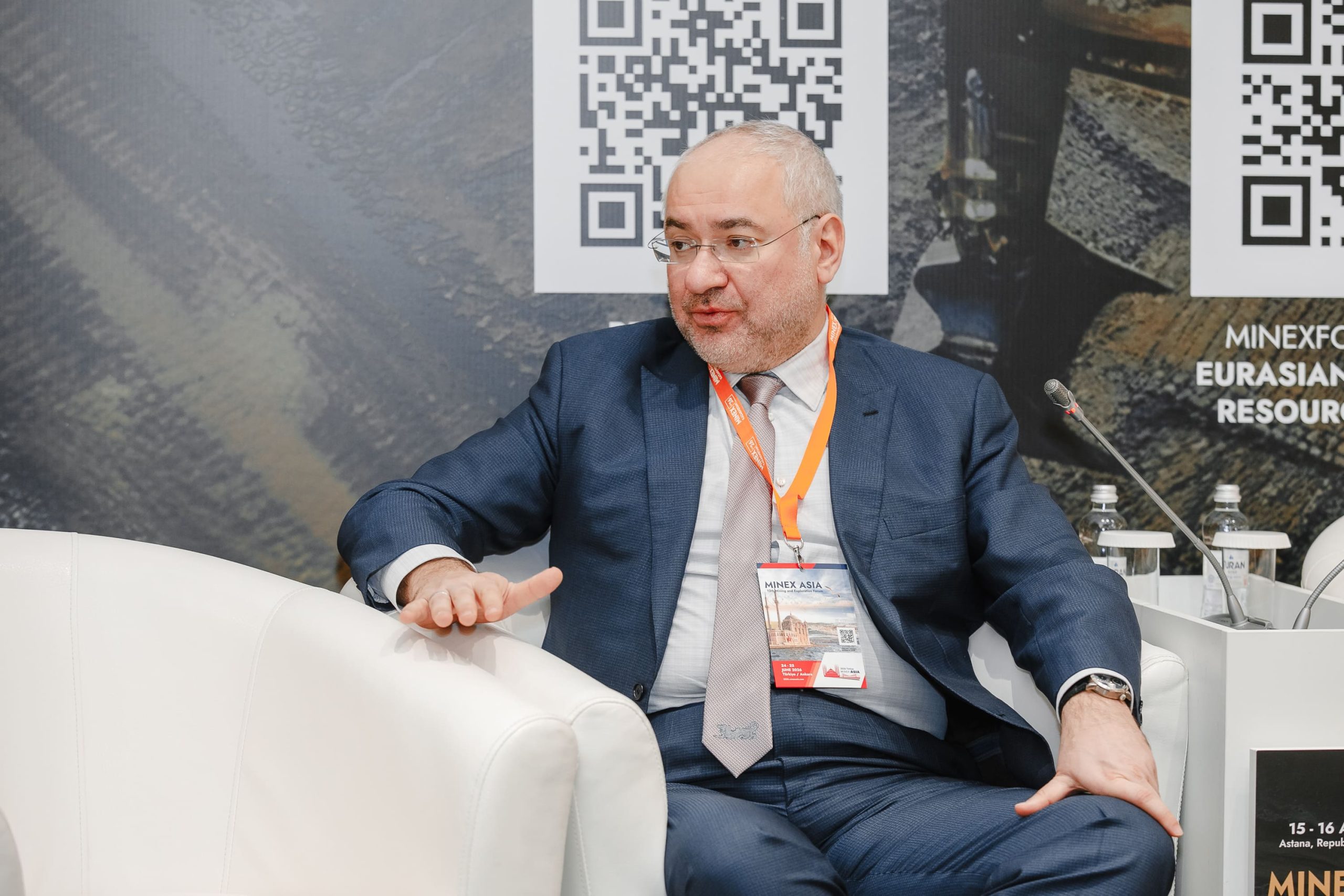 Виталий Несис, Chief Executive Officer, Solidcore Resources, во время дискуссии на MINEX Kazakhstan 2026